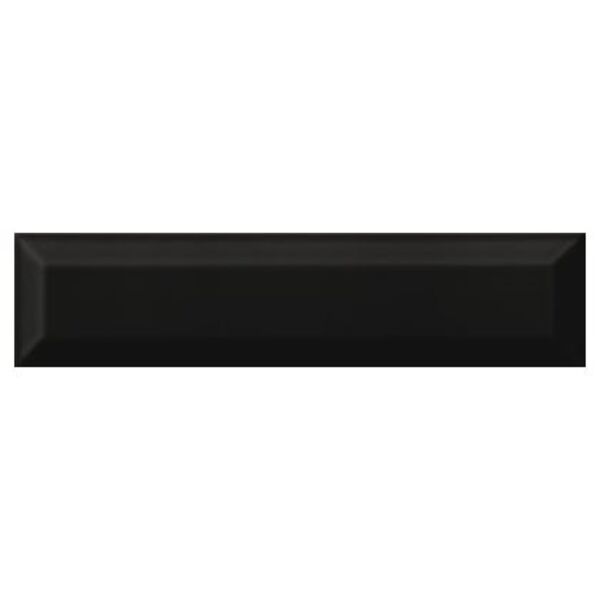mainzu ceramica settecento negro brillo bissel płytka ścienna 7.5x30 mainzu ceramica settecento