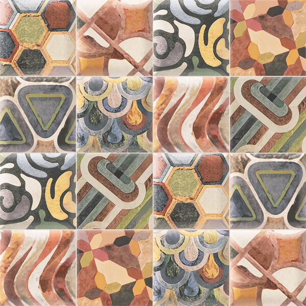 mainzu ceramica tap tap dekor ścienny 15x15 płytki kwadratowe hiszpańskie do salonu 15x15 patchwork