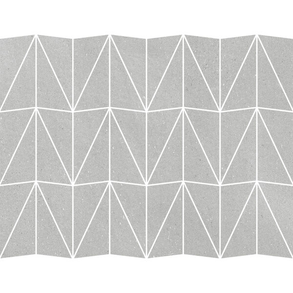 marazzi slow cold cromo mosaico triangolo mpez 29x39 płytki prostokątne