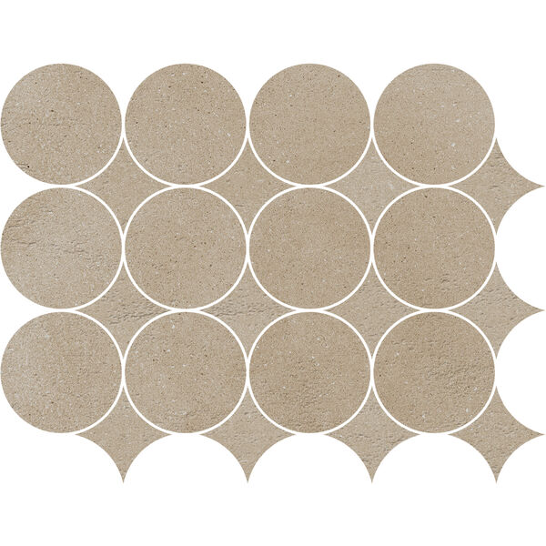 marazzi slow sabbia mosaico circolare mp2x 32.1x41.6 płytki prostokątne