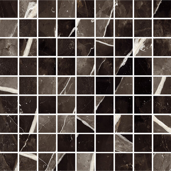 marazzi allmarble calacatta black mosaico meyw 30x30 płytki imitujące marmur