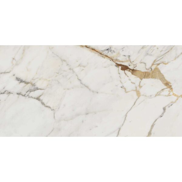 marazzi allmarble golden white lux m4gm gres rektyfikowany 60x120 płytki prostokątne włoskie do kuchni 120x60 błyszczące