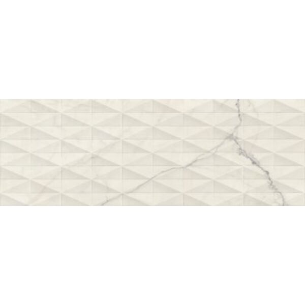 marazzi allmarble statuario pave lux m73s struttura 3d płytka ścienna 40x120 płytki marazzi prostokątne włoskie błyszczące strukturalne