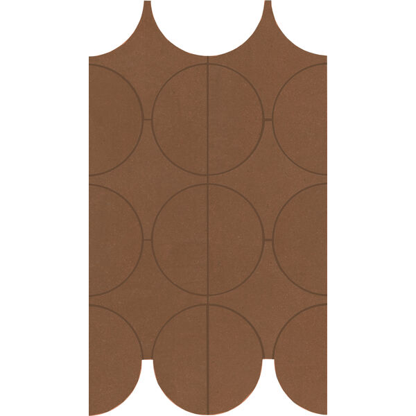 marazzi cementum cotto mosaico cerchi m9y6 23.8x41.4 
