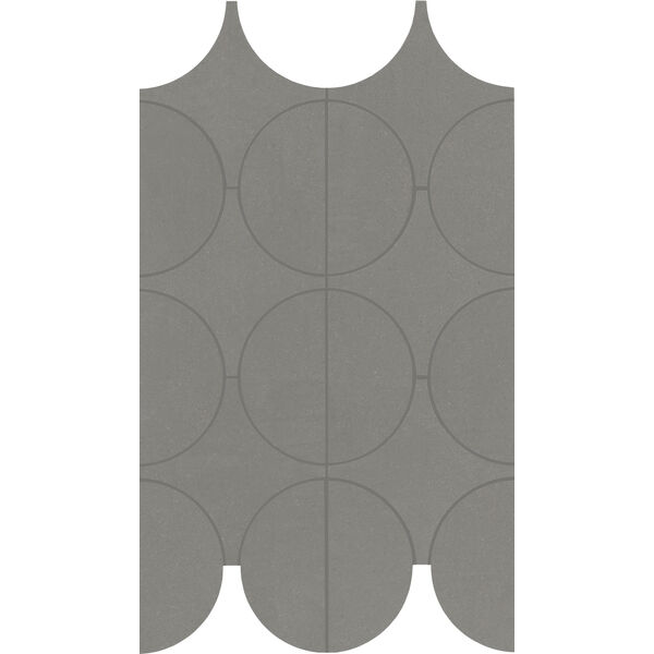 marazzi cementum lead mosaico cerchi m9y2 23.8x41.4 