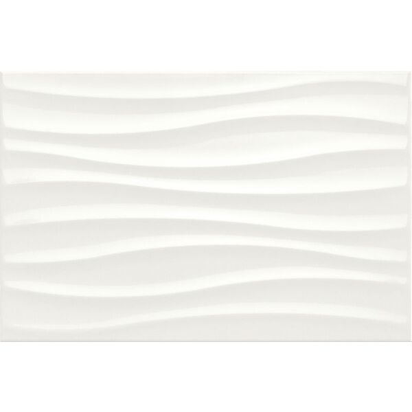 marazzi chroma white tide strutture m00q płytka ścienna 25x38 płytki marazzi włoskie błyszczące strukturalne