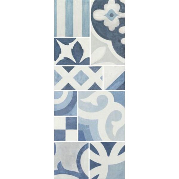 marazzi cloud ice mandala m89e dekor 20x50 włoskie płytki patchwork