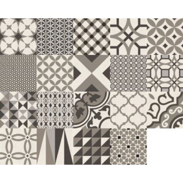 marazzi d_segni caldi mix m0uu dekor 20x20 włoskie płytki patchwork