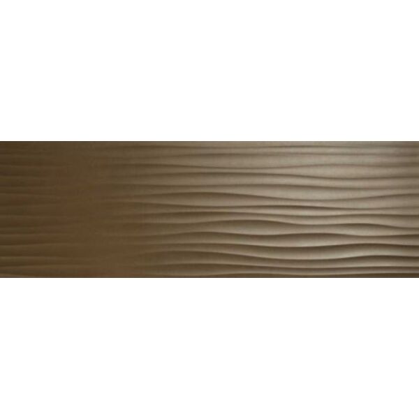 marazzi eclettica bronze struttura wave m1am płytka ścienna 40x120 płytki prostokątne włoskie do łazienki 40x120 strukturalne o grubości 6 do 8 mm