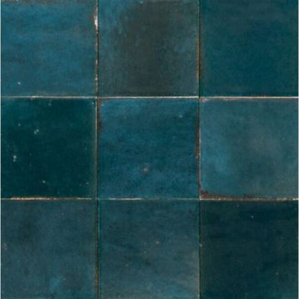 marazzi lume blue mq80 gres 10x10 płytki błyszczące