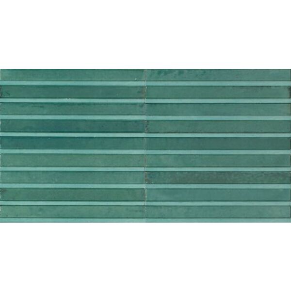 marazzi lume rake emerald struttura 3d lux mp9g gres 6x24 płytki marazzi prostokątne do łazienki zielone strukturalne