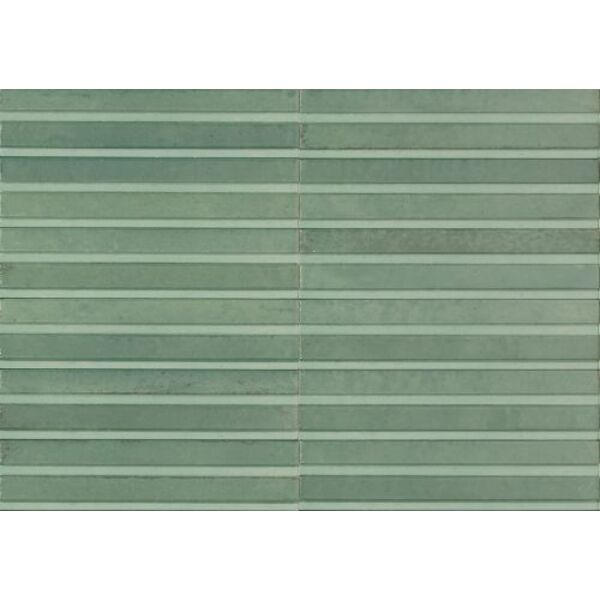 marazzi lume rake turquoise struttura 3d lux mp9c gres 6x24 płytki marazzi prostokątne do łazienki zielone strukturalne