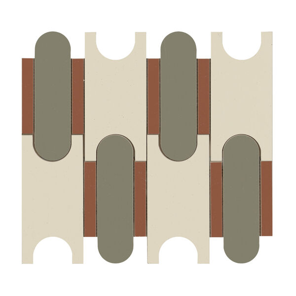 marazzi momenti mosaico puzzle avorio mal9 30.6x32.8 płytki włoskie