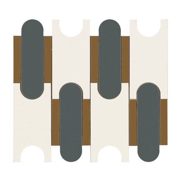 marazzi momenti mosaico puzzle bianco mal8 30.6x32.8 płytki włoskie