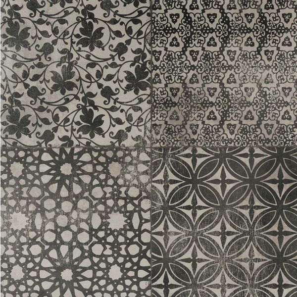 marazzi powder liberty freddo m003 dekor rektyfikowany 75x75 gres kwadratowe wielki format matowe patchwork