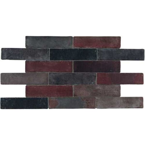marazzi terramix nero mmkw gres 7x28 płytki imitujące cegłę marazzi