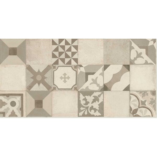 marazzi work beige vintage m13d dekor 30x90 włoskie płytki patchwork