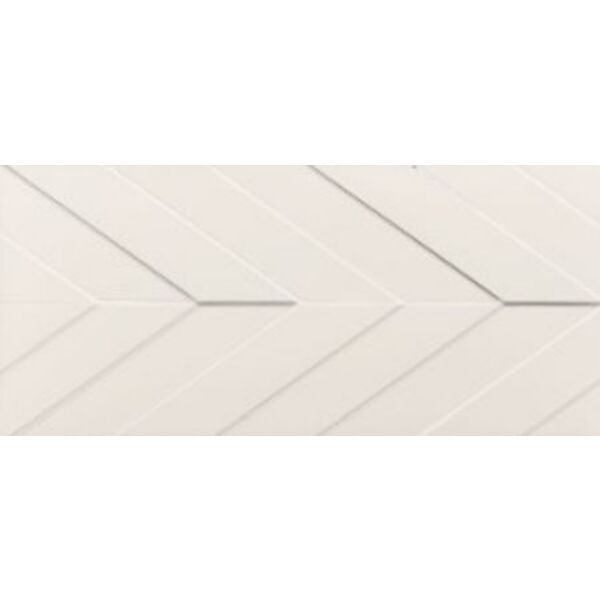 marca corona 4d white chevron płytka ścienna 40x80 glazura marca corona włoskie do kuchni matowe rektyfikowane