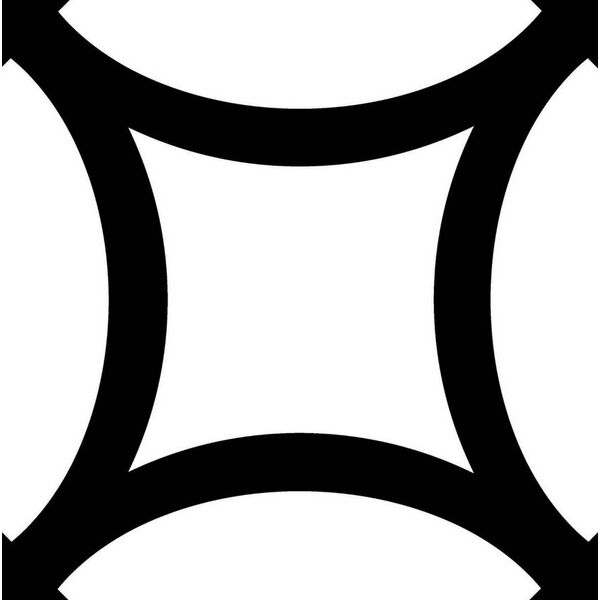 mayolica district figure black gres 20x20 mayolica district