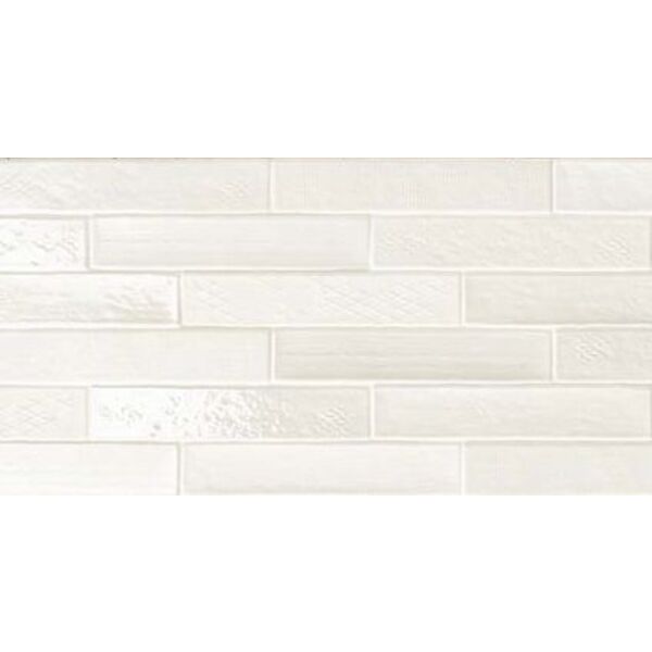 natucer atelier cotton płytka ścienna 5x25 białe płytki cegiełki