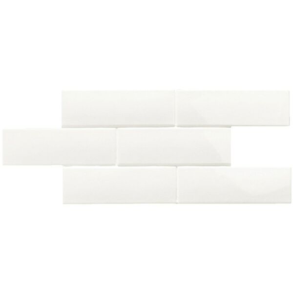 natucer london white matt płytka ścienna 7.2x22.2 płytki do kuchni białe matowe cegiełki