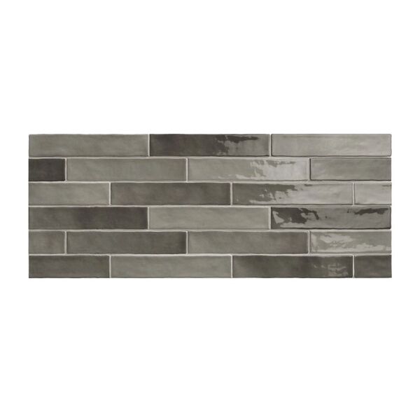 natucer piastrella mix grey płytka ścienna 5x25 cegiełki natucer - płytki