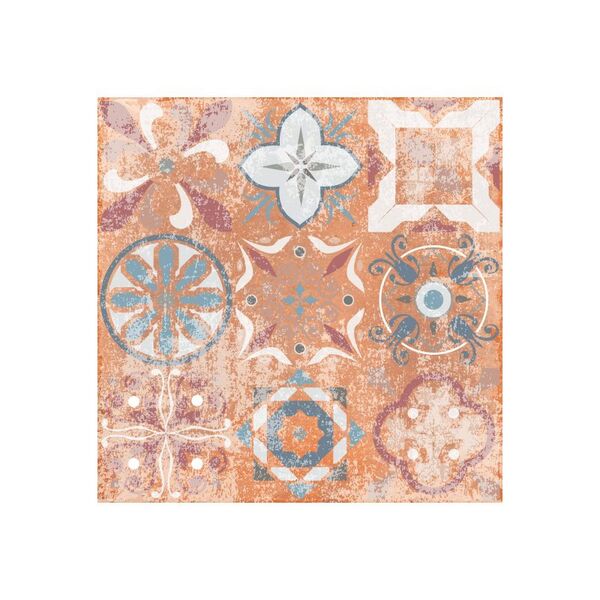 nowa gala flamenco l-ld1-flm06 czerwony gres 33x33 płytki patchwork na schody