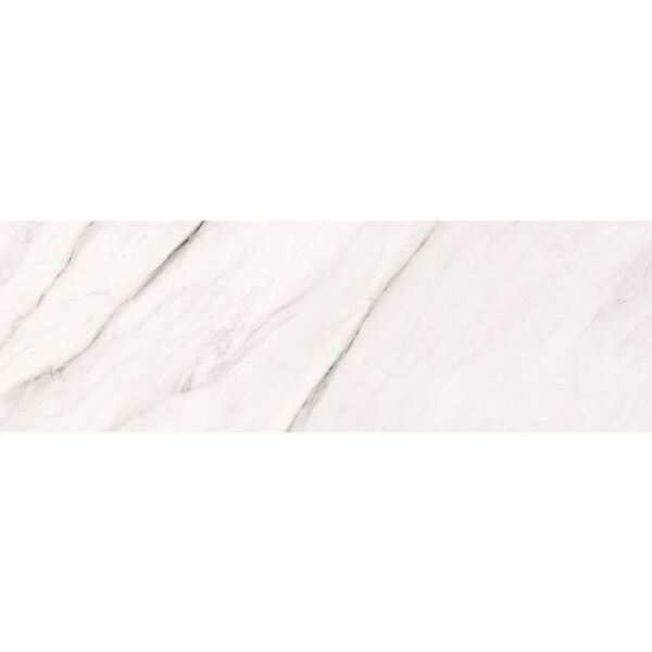 opoczno carrara chic white glossy płytka ścienna 29x89 glazura opoczno imitujące kamień prostokątne do łazienki 30x90 o grubości od 10 do 12 mm