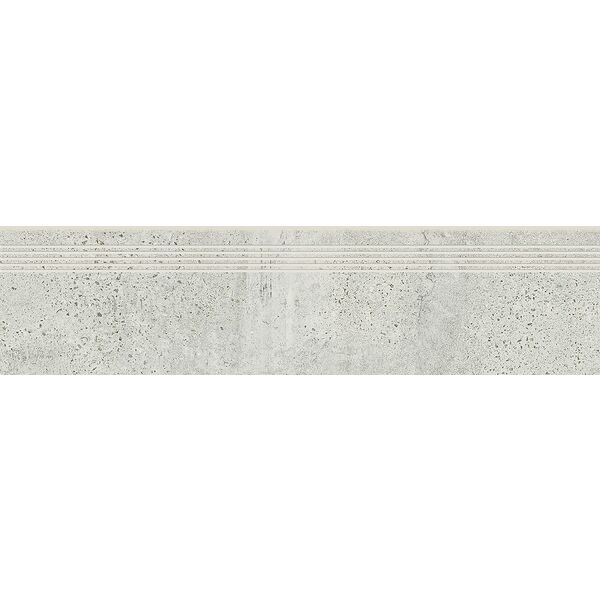 opoczno newstone light grey stopnica 29.8x119.8 