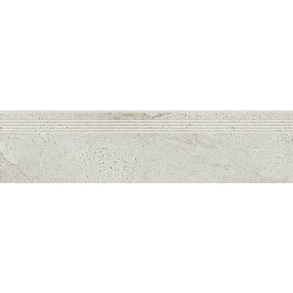 opoczno newstone white stopnica 29.8x119.8 gres na taras 30x120 matowe antypoślizgowe