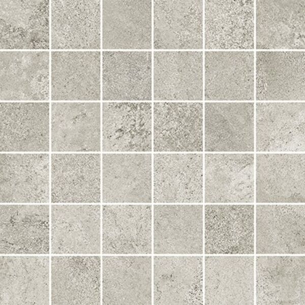 opoczno quenos light grey matt mozaika 29.8x29.8 płytki opoczno imitujące beton kwadratowe do salonu 30x30 szare matowe rektyfikowane