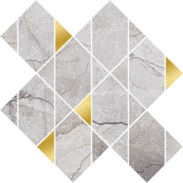 opoczno stone hills grey glossy mozaika 29.7x29.7 glazura kwadratowe 30x30 geometryczne