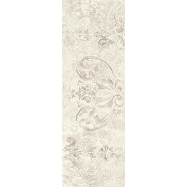 paradyż silence silver carpet dekor 25x75 glazura paradyż (classica) do salonu na ścianę błyszczące o grubości od 8 do 10 mm