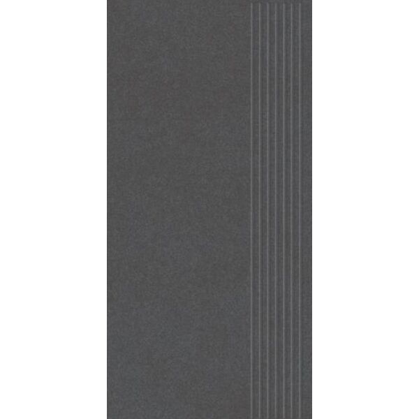 paradyż archicross base black stopnica mat prasowana 29.8x59.8x0.8 płytki paradyż prostokątne do salonu 30x60 matowe rektyfikowane mrozoodporne