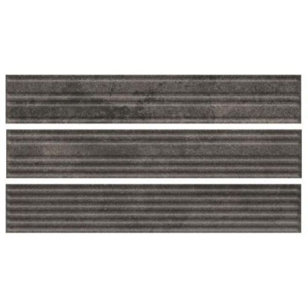 paradyż carrizo basalt elewacja struktura stripes mix mat 6.5x39.7 płytki paradyż do kuchni szare matowe strukturalne mrozoodporne