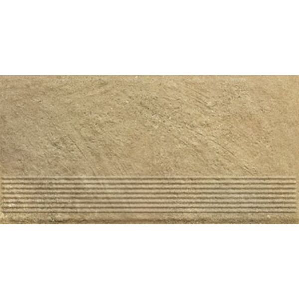 paradyż eremite beige stopnica prosta struktura mat 30x60 płytki na schody