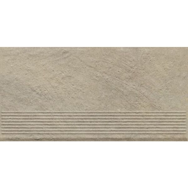 paradyż eremite crema stopnica prosta struktura mat 30x60 płytki tarasowe
