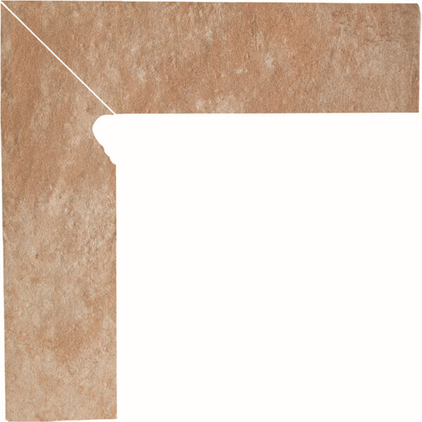 paradyż ilario beige cokół lewy 2 elem. 8.1x30 klinkier paradyż do kuchni beżowe