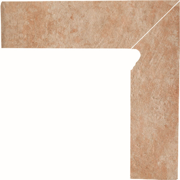 paradyż ilario beige cokół prawy 2 elem. 8.1x30 klinkier paradyż prostokątne do kuchni