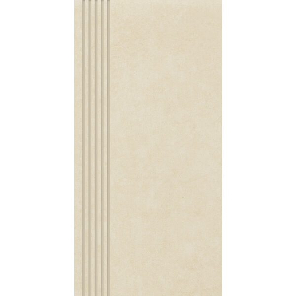 paradyż intero beige stopnica prosta nacinana mat 29.8x59.8 gres paradyż do salonu 30x60 matowe antypoślizgowe o grubości od 8 do 10 mm