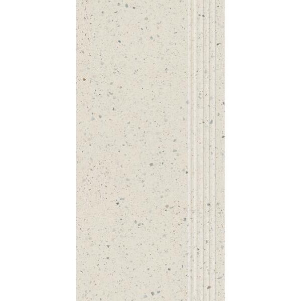 paradyż macroside bianco stopnica prosta nacinana mat 29.8x59.8 płytki tarasowe