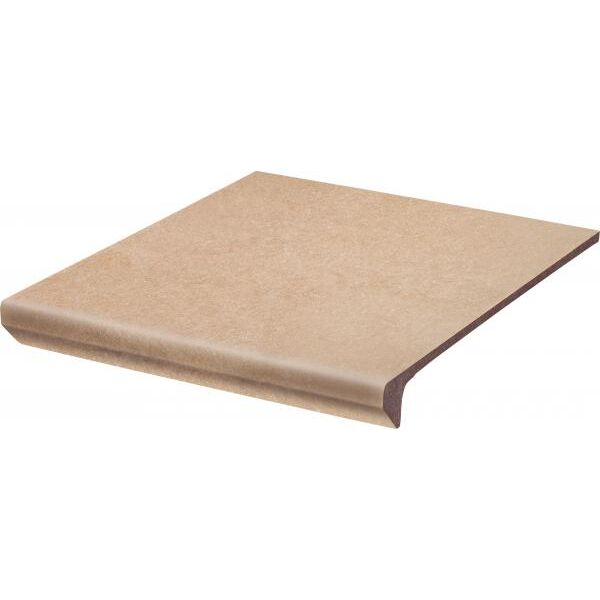 paradyż mattone sabbia beige stopnica prosta kapinos 30x33 płytki paradyż prostokątne matowe antypoślizgowe mrozoodporne o grubości 6 do 8 mm