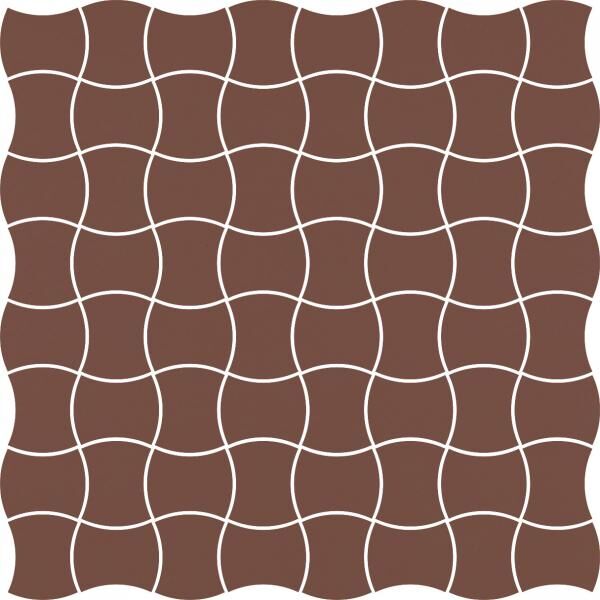 paradyż modernizm brown k.3.6x4.4 mozaika 30.86x30.86 gres paradyż kwadratowe 30x30 matowe antypoślizgowe