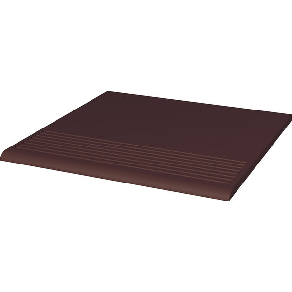 paradyż natural brown stopnica prosta 30x30 płytki na schody 30x30 brązowe