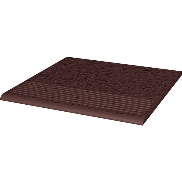 paradyż natural brown stopnica prosta duro 30x30 płytki paradyż 30x30 brązowe mrozoodporne