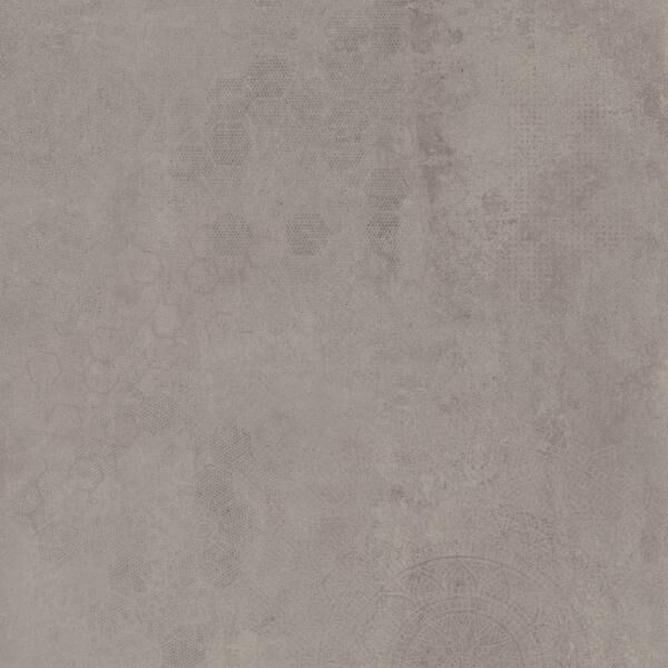 paradyż pure art dark grey dekor mat rektyfikowany 59.8x59.8 