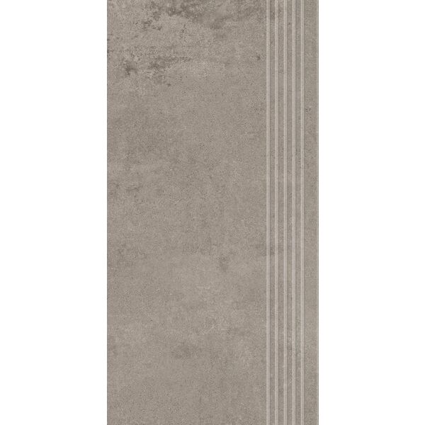 paradyż pure art dark grey stopnica prasowana mat gres rektyfikowany 29.8x59.8x0.8 płytki paradyż imitujące beton 30x60 szare antypoślizgowe o grubości 6 do 8 mm