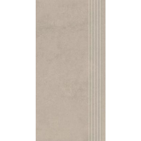 paradyż pure art greige mat stopnica prosta nacinana 29.8x59.8x0.9 gres paradyż imitujące beton prostokątne 30x60 o grubości od 8 do 10 mm