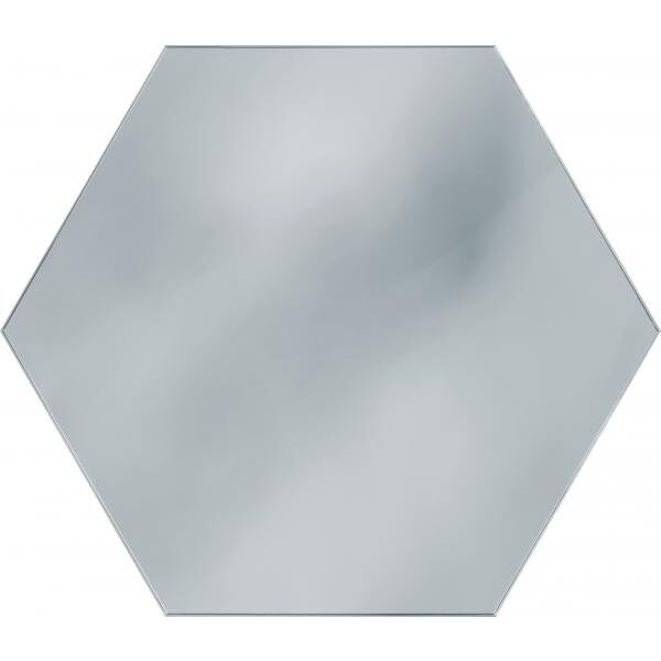 paradyż uniwersalna hexagon lustro 26x26 płytki paradyż imitujące metal heksagonalne do kuchni szare