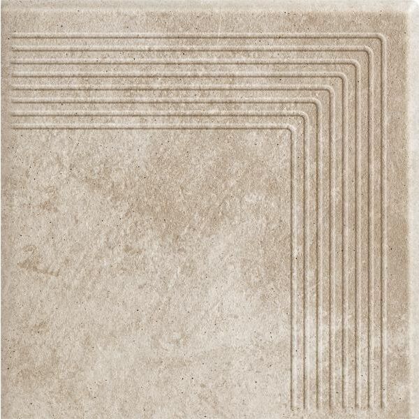 paradyż viano beige stopnica narożna 30x30 klinkier paradyż do salonu 30x30